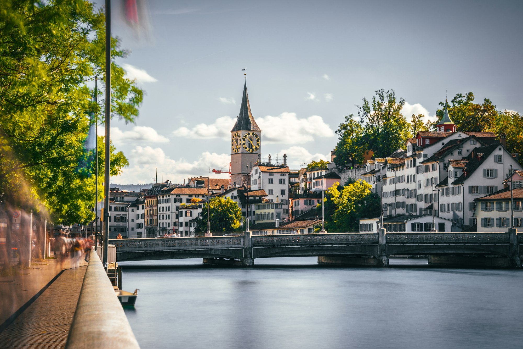 Zürich — la Limmat et la vieille ville
